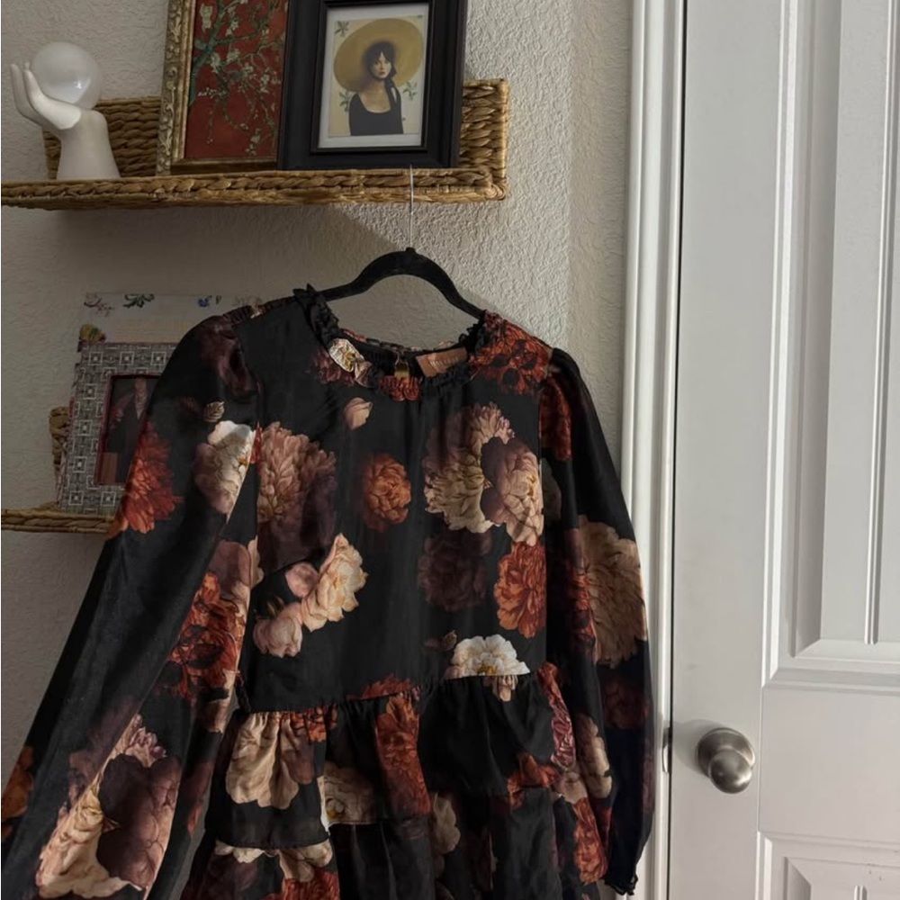 JessaKae Floral Ruffle Midi Dress - Picture 3 of 7